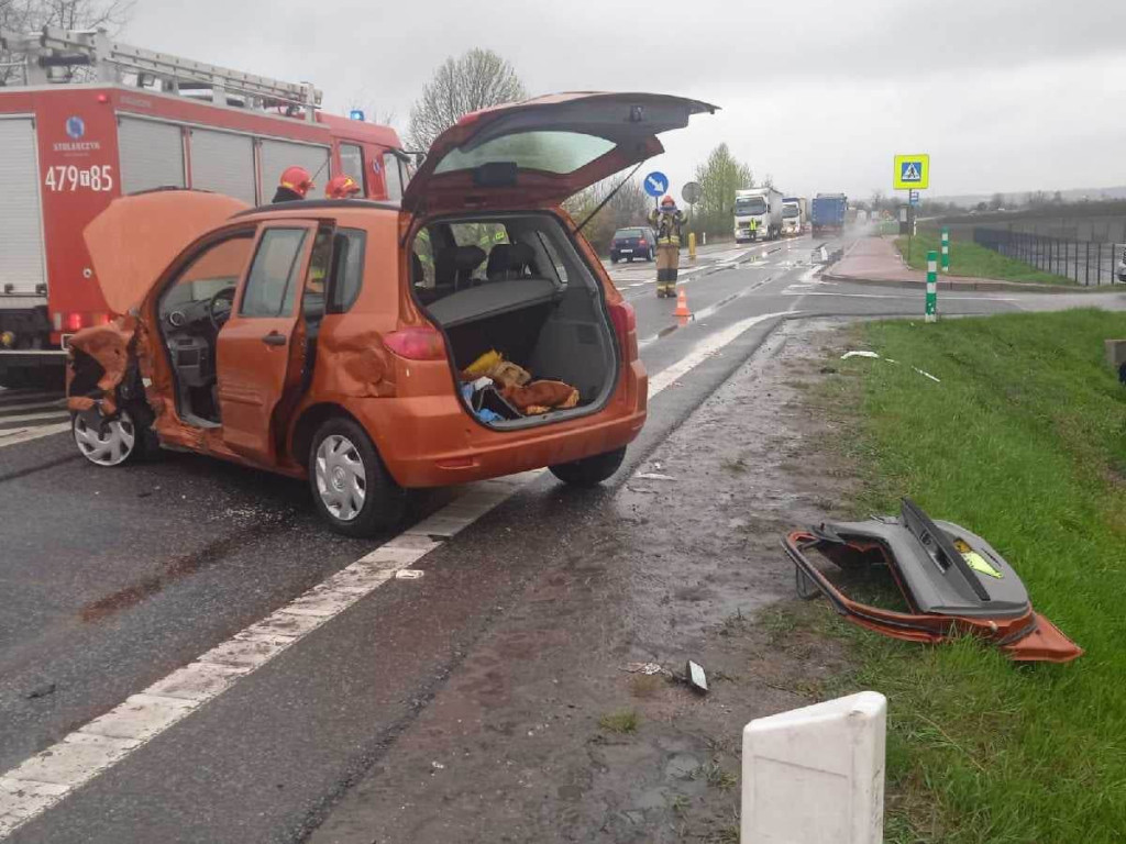 Wypadek w Łążku