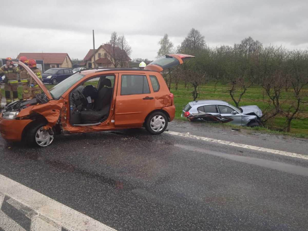 Wypadek w Łążku