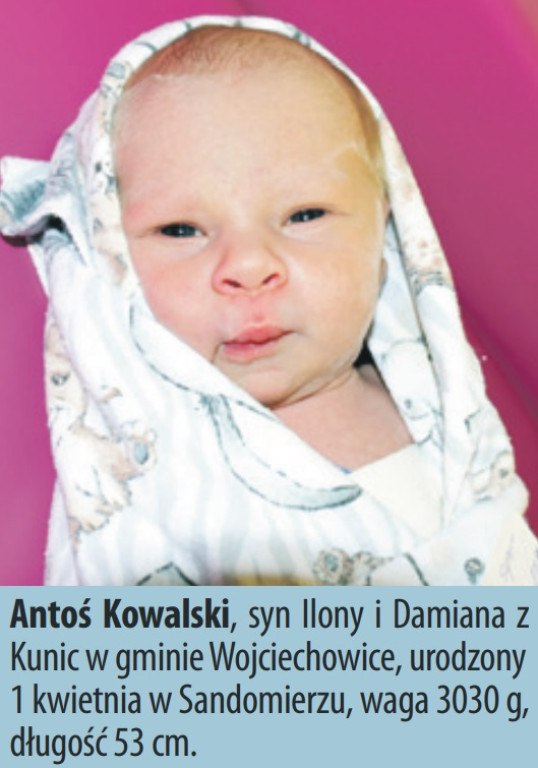 Zdjęcia dzieci urodzonych w naszych szpitalach