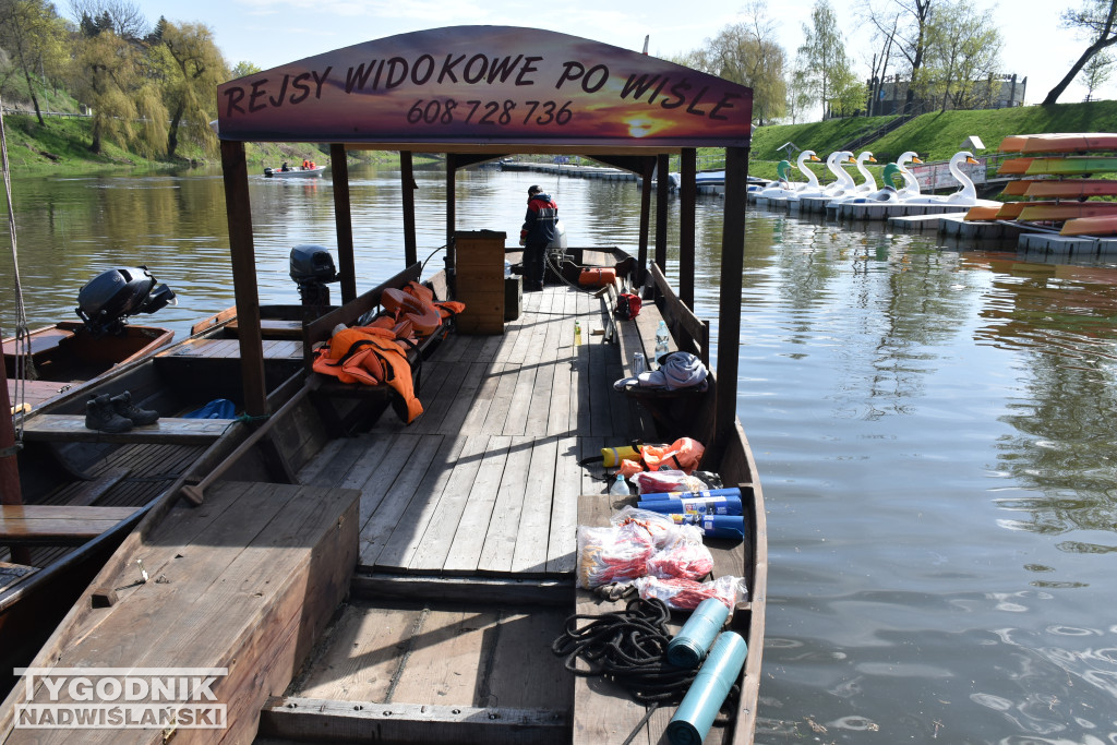 Sprzątanie Wisły w Sandomierzu