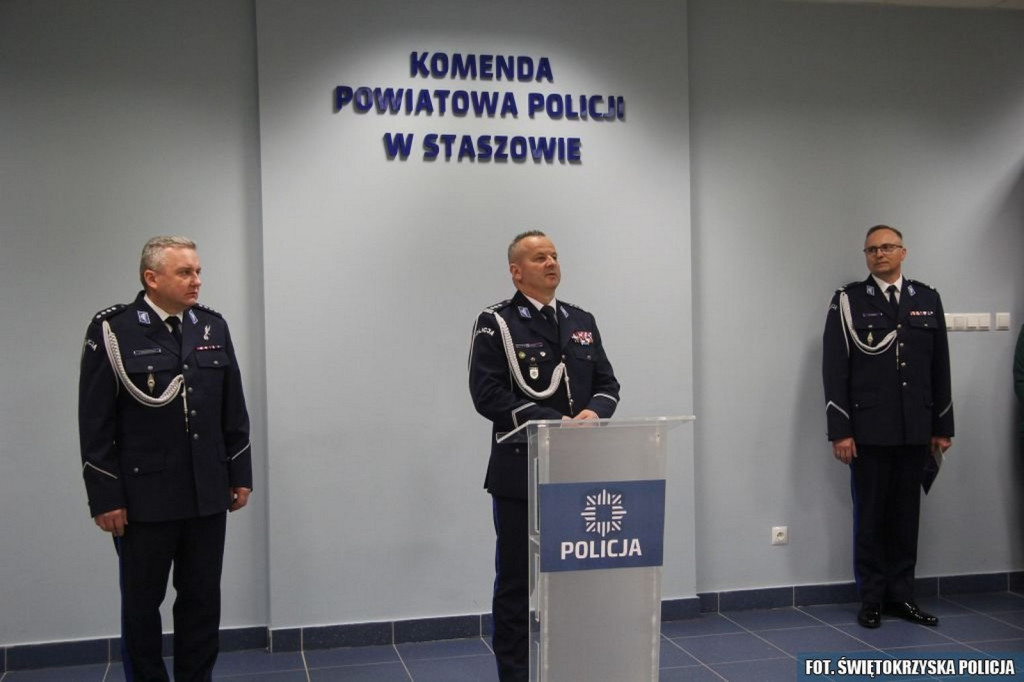 Jest nowy komendant powiatowy policji w Staszowie