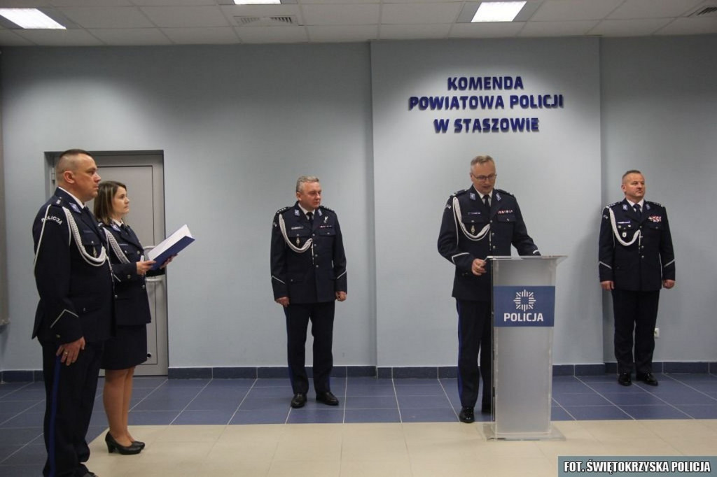 Jest nowy komendant powiatowy policji w Staszowie