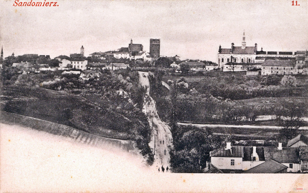 Panoramy Sandomierza z lat 1900-1945