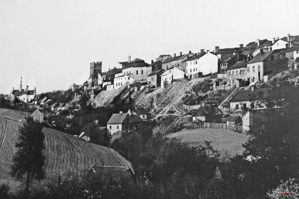 Panoramy Sandomierza z lat 1900-1945