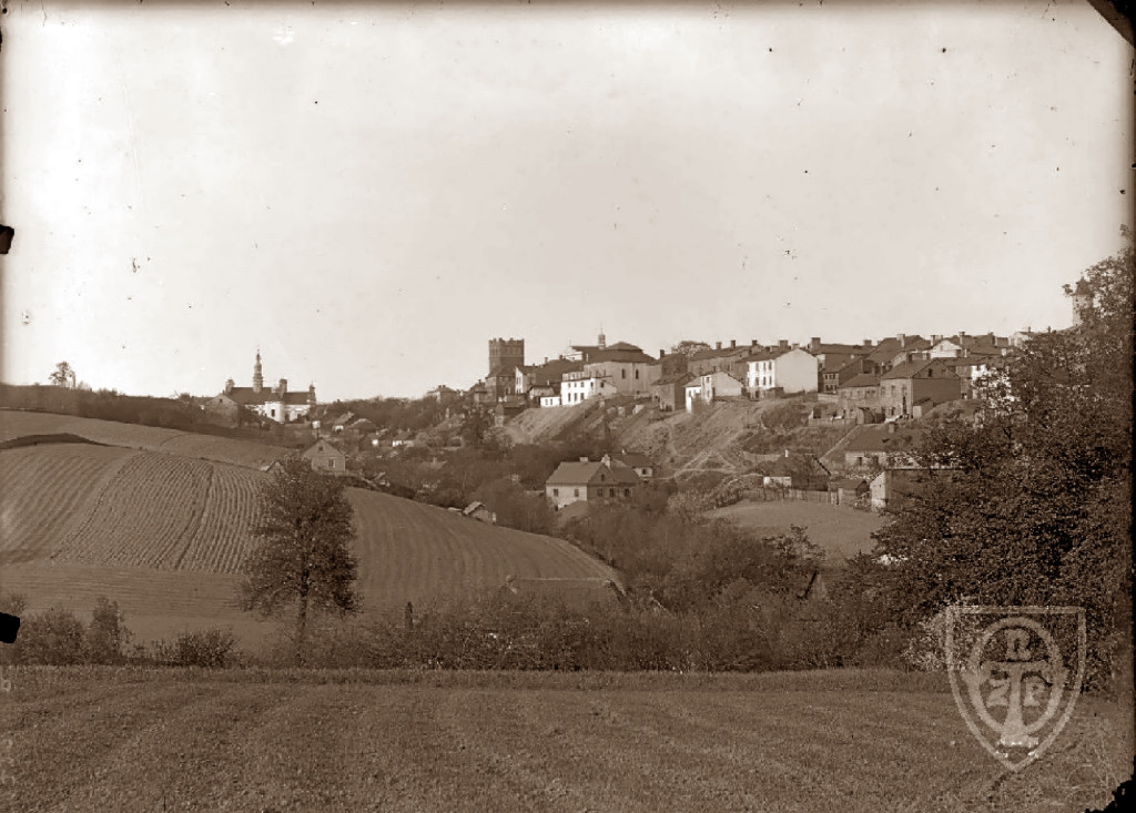 Panoramy Sandomierza z lat 1900-1945