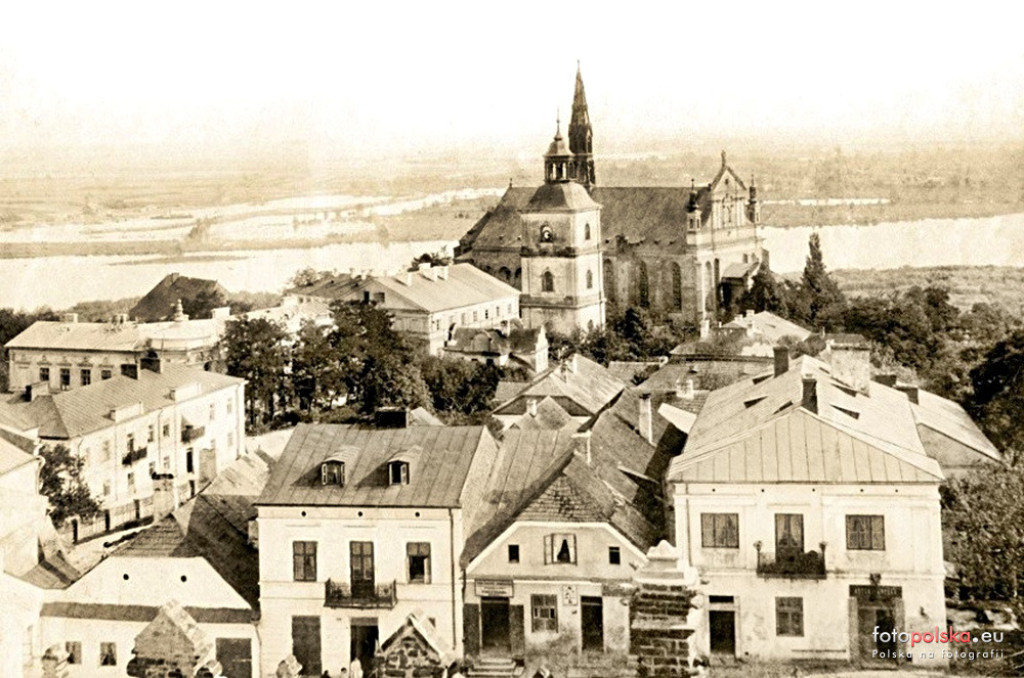 Panoramy Sandomierza z lat 1900-1945