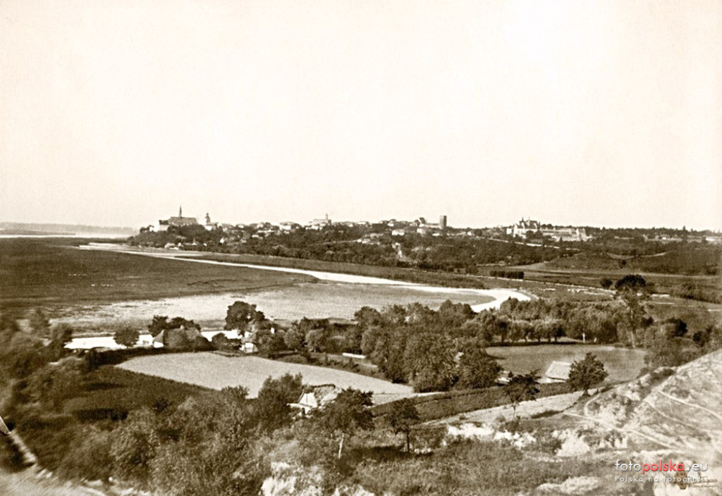 Panoramy Sandomierza z lat 1900-1945