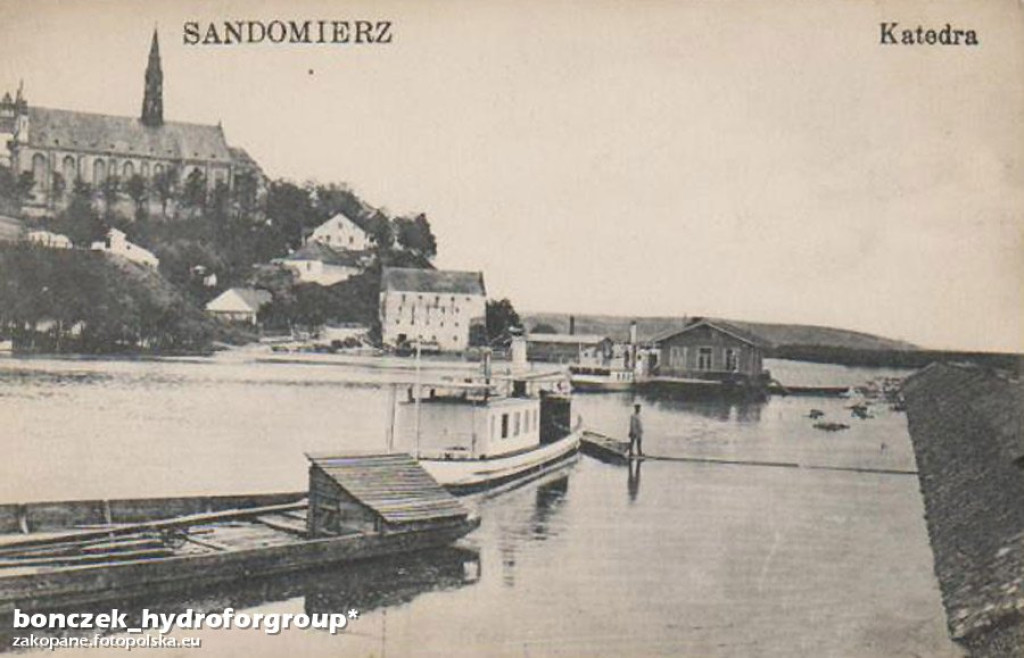 Panoramy Sandomierza z lat 1900-1945