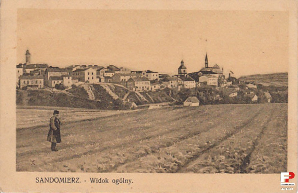 Panoramy Sandomierza z lat 1900-1945