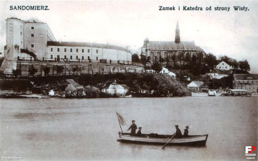 Panoramy Sandomierza z lat 1900-1945