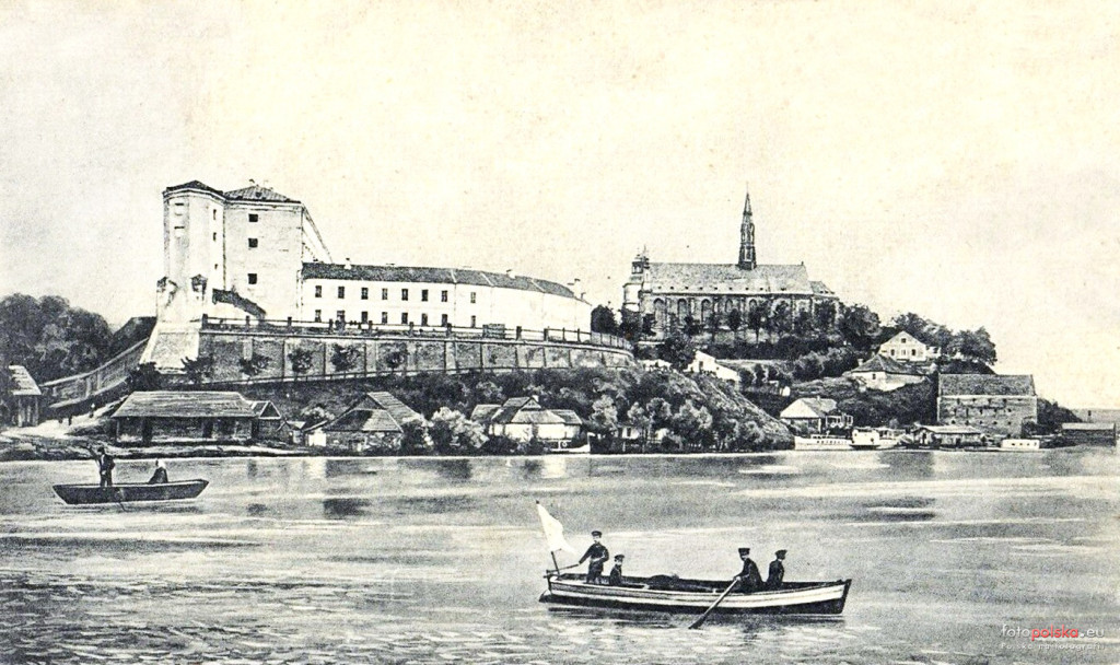 Panoramy Sandomierza z lat 1900-1945