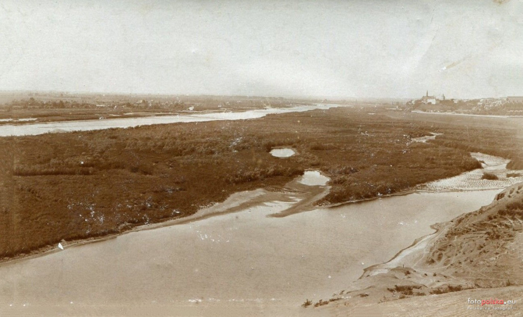 Panoramy Sandomierza z lat 1900-1945