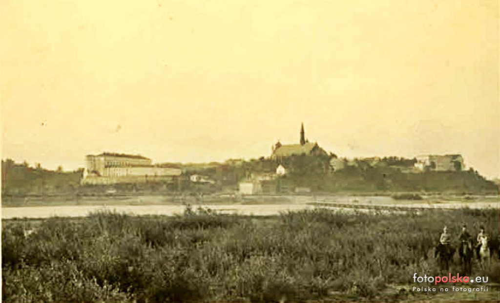 Panoramy Sandomierza z lat 1900-1945