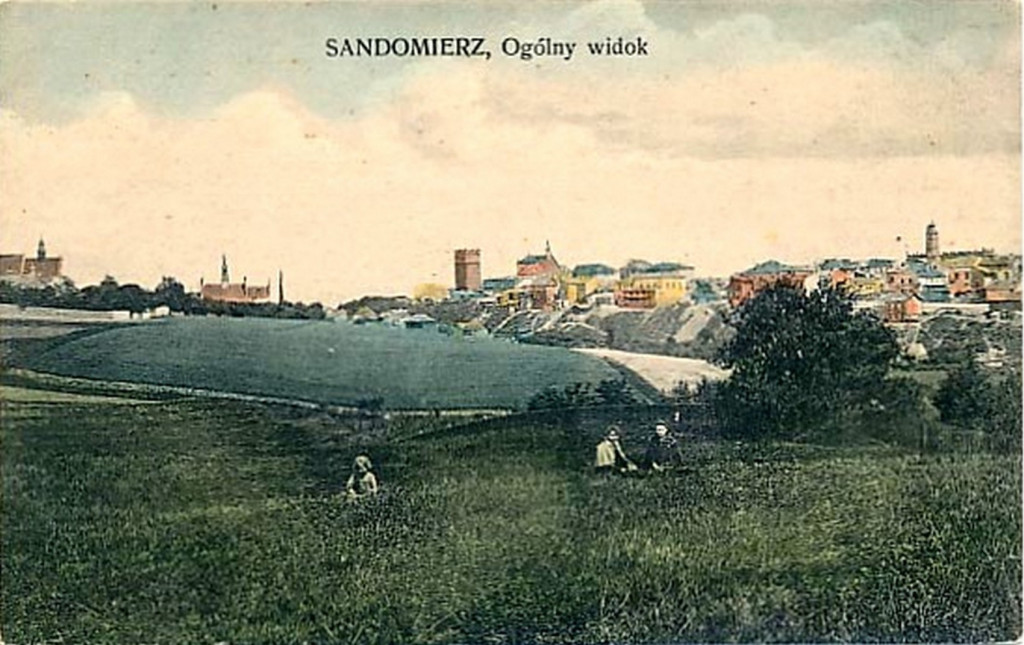 Panoramy Sandomierza z lat 1900-1945