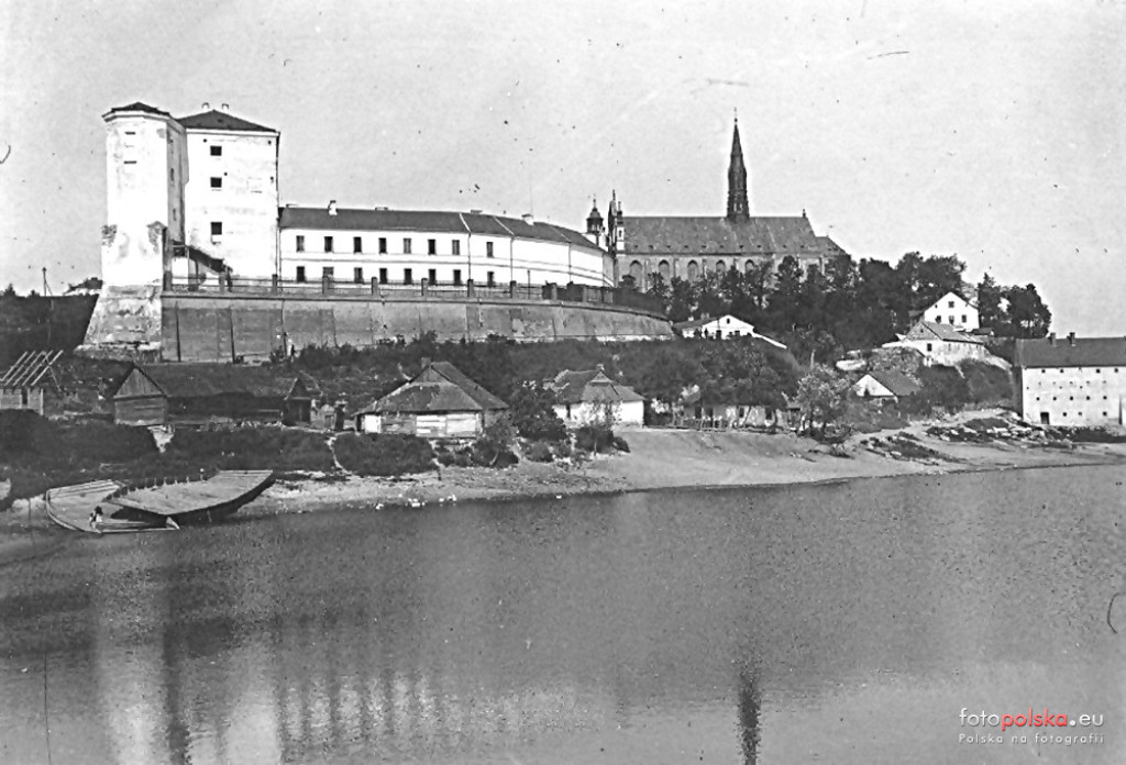 Panoramy Sandomierza z lat 1900-1945