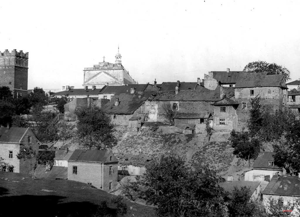 Panoramy Sandomierza z lat 1900-1945