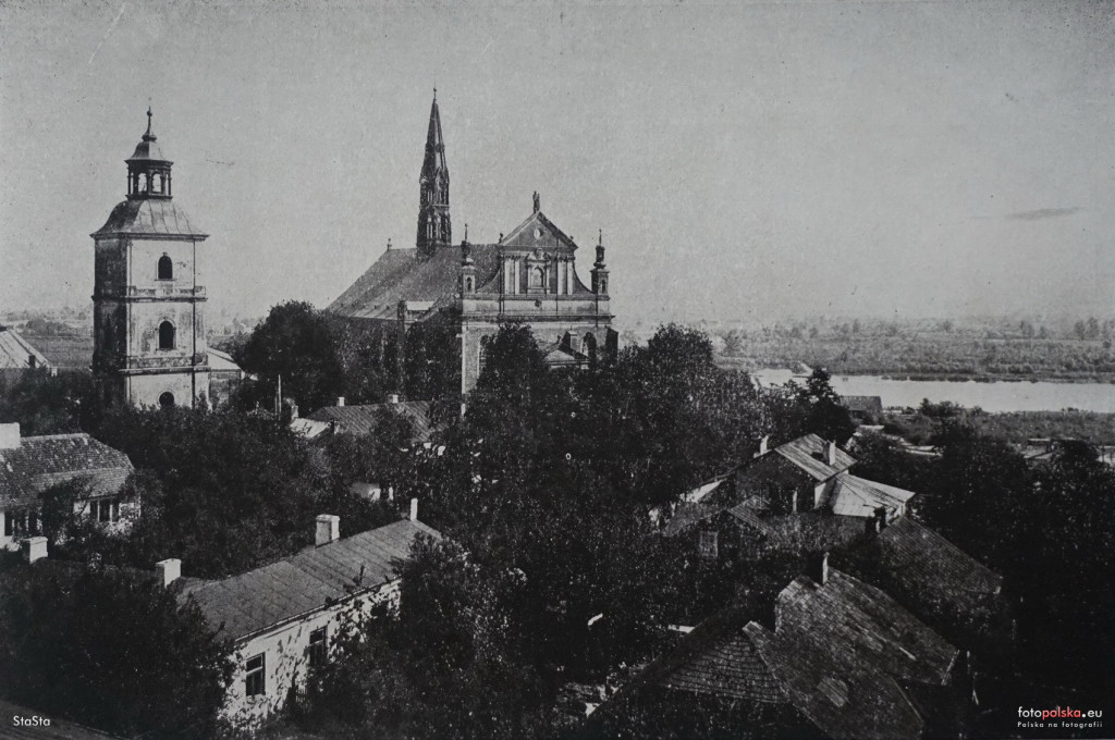Panoramy Sandomierza z lat 1900-1945