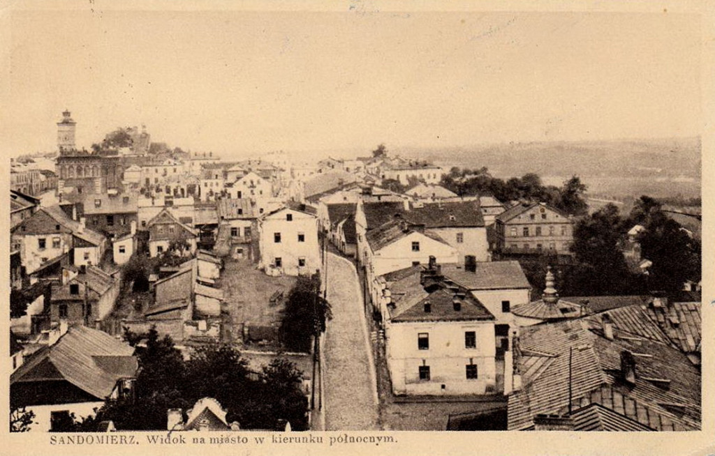 Panoramy Sandomierza z lat 1900-1945
