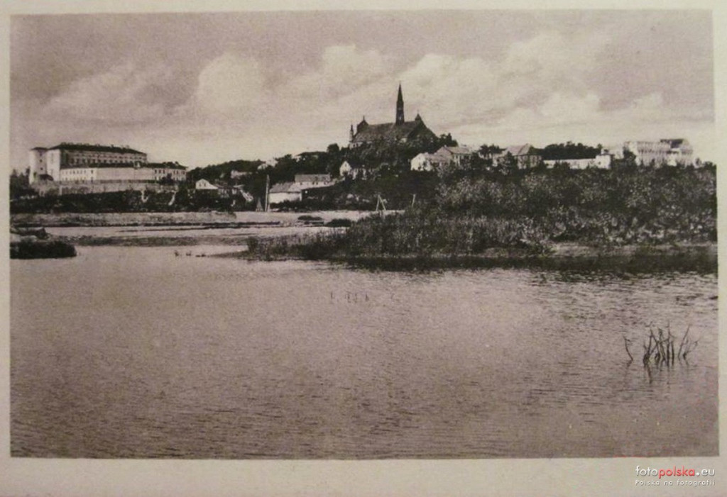 Panoramy Sandomierza z lat 1900-1945