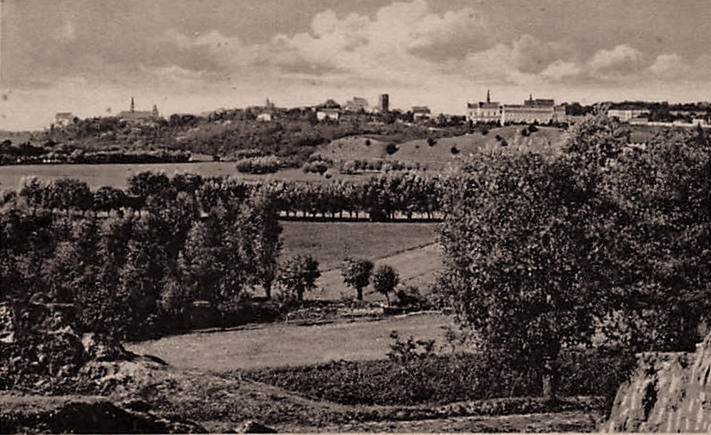 Panoramy Sandomierza z lat 1900-1945