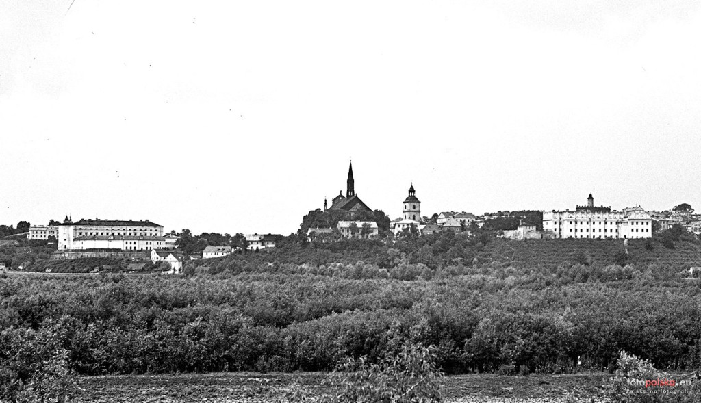 Panoramy Sandomierza z lat 1900-1945