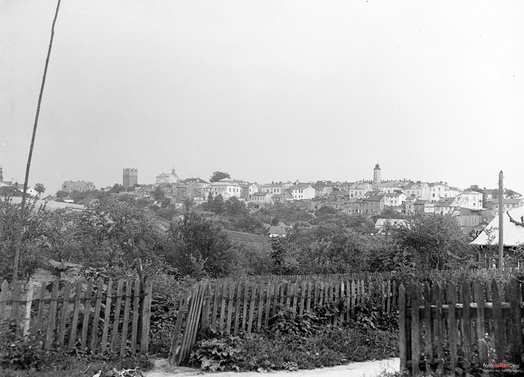 Panoramy Sandomierza z lat 1900-1945