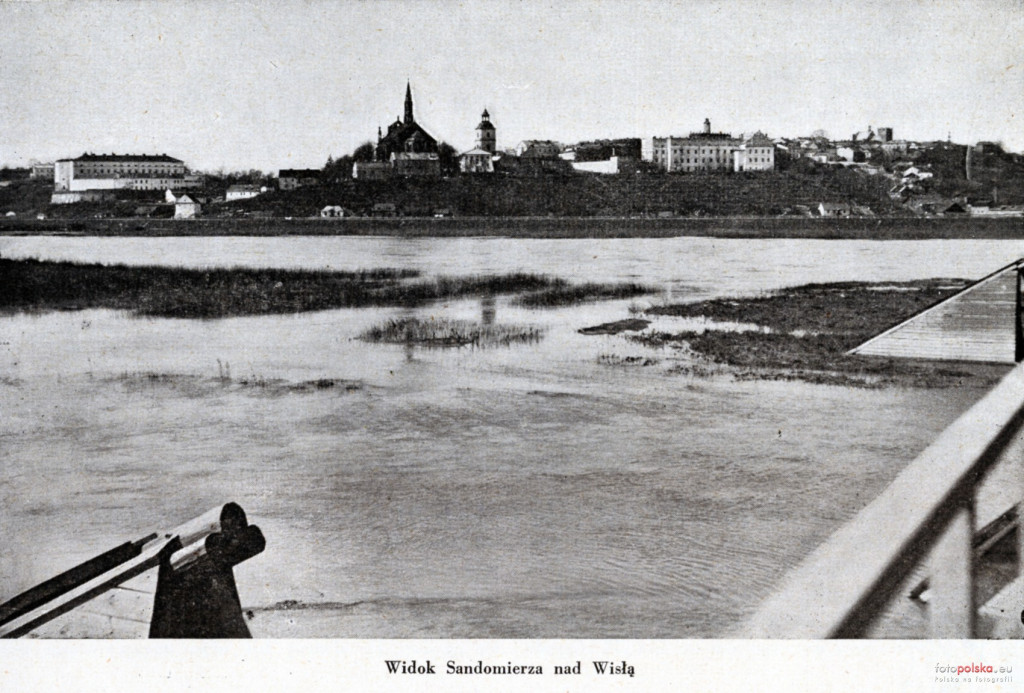 Panoramy Sandomierza z lat 1900-1945