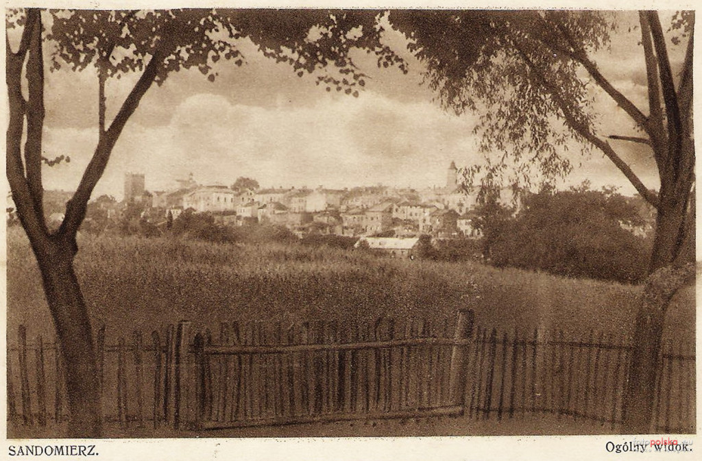 Panoramy Sandomierza z lat 1900-1945