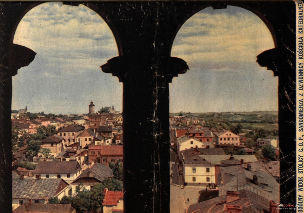 Panoramy Sandomierza z lat 1900-1945