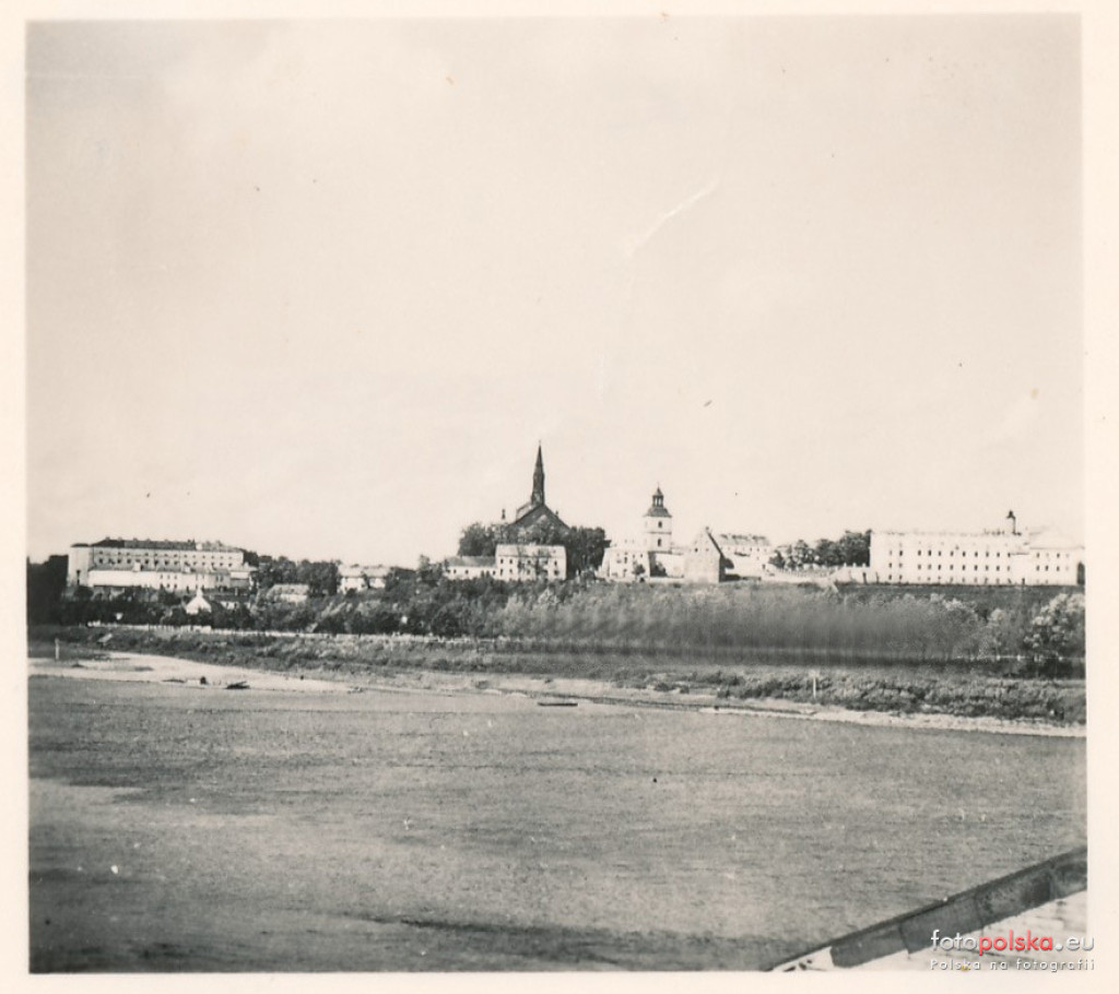 Panoramy Sandomierza z lat 1900-1945