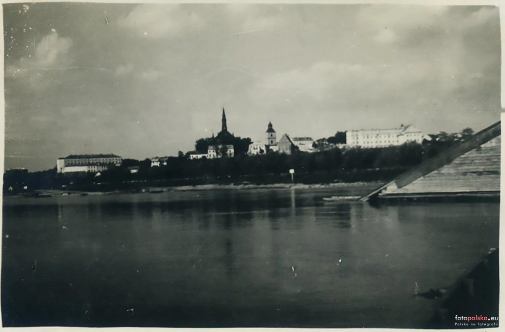Panoramy Sandomierza z lat 1900-1945