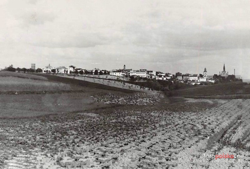 Panoramy Sandomierza z lat 1900-1945