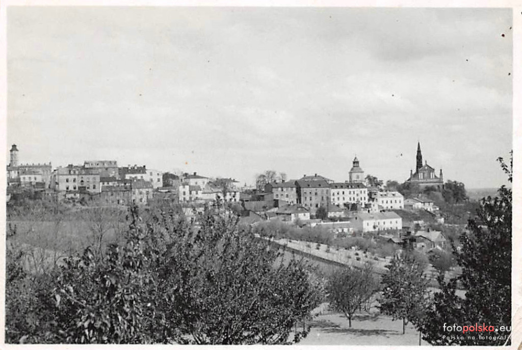 Panoramy Sandomierza z lat 1900-1945