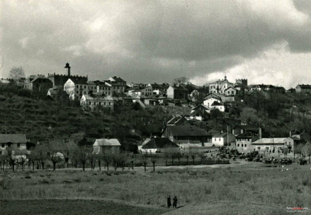 Panoramy Sandomierza z lat 1900-1945