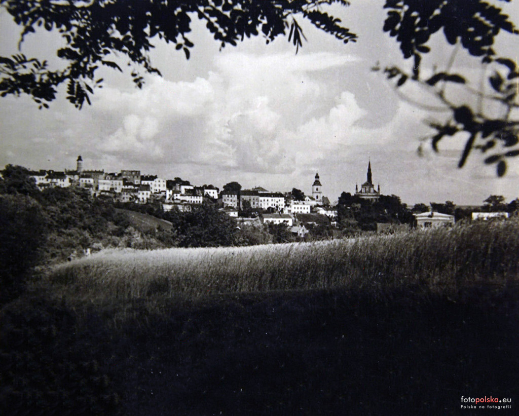 Panoramy Sandomierza z lat 1900-1945