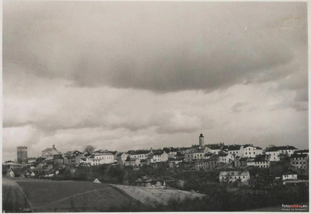 Panoramy Sandomierza z lat 1900-1945