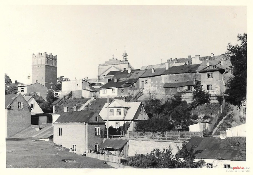 Panoramy Sandomierza z lat 1900-1945