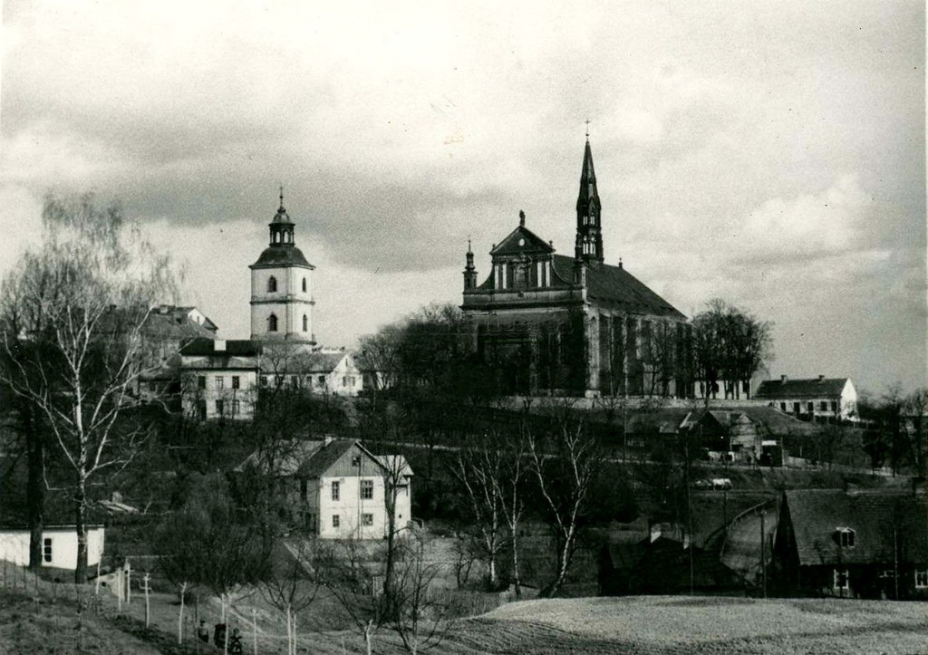 Panoramy Sandomierza z lat 1900-1945