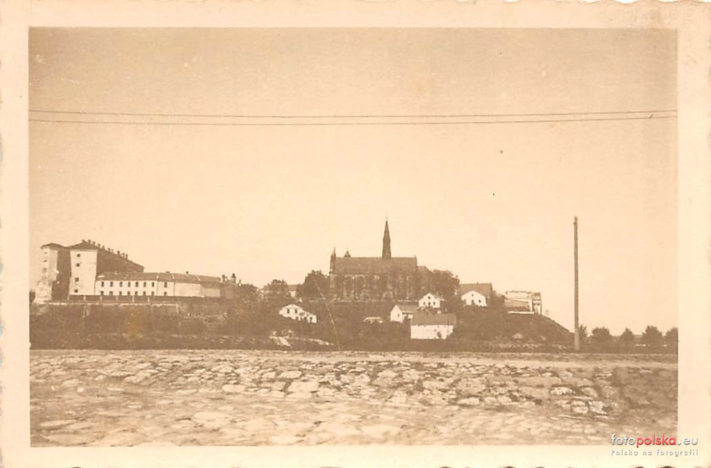 Panoramy Sandomierza z lat 1900-1945