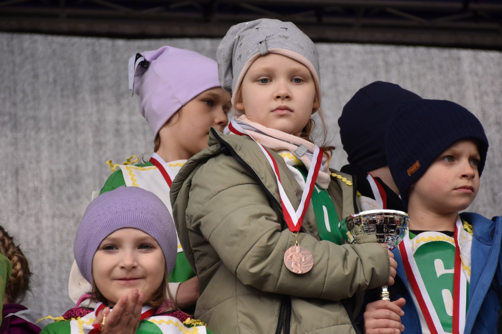 Sztafeta przedszkoli na Biegu Siarkowca w Tarnobrzegu