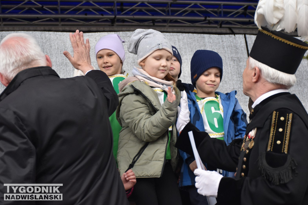 Sztafeta przedszkoli na Biegu Siarkowca w Tarnobrzegu