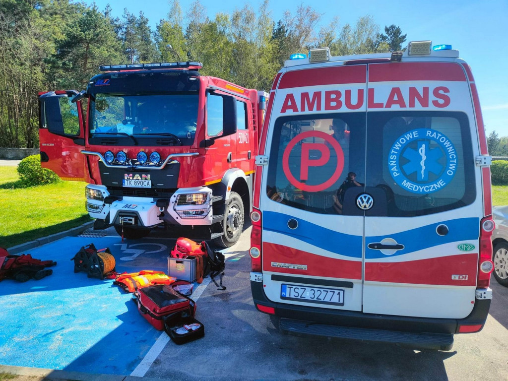 Tragedia nad Chańczą. Mężczyzna zsunął się z tamy