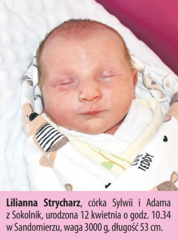 Dzieci urodzone w Tarnobrzegu i Sandomierzu