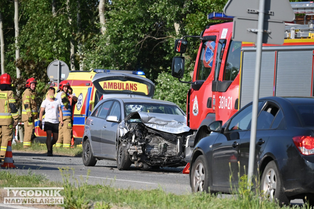 Wypadek na Wisłostradzie - 01.06.2023