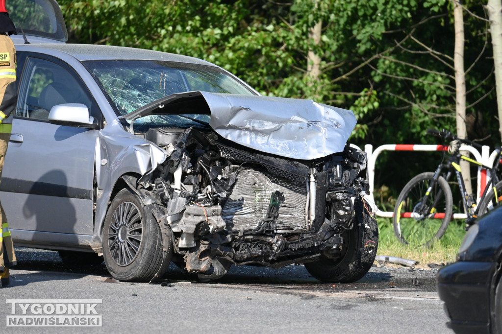 Wypadek na Wisłostradzie - 01.06.2023
