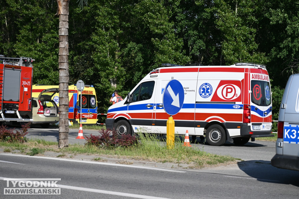 Wypadek na Wisłostradzie - 01.06.2023