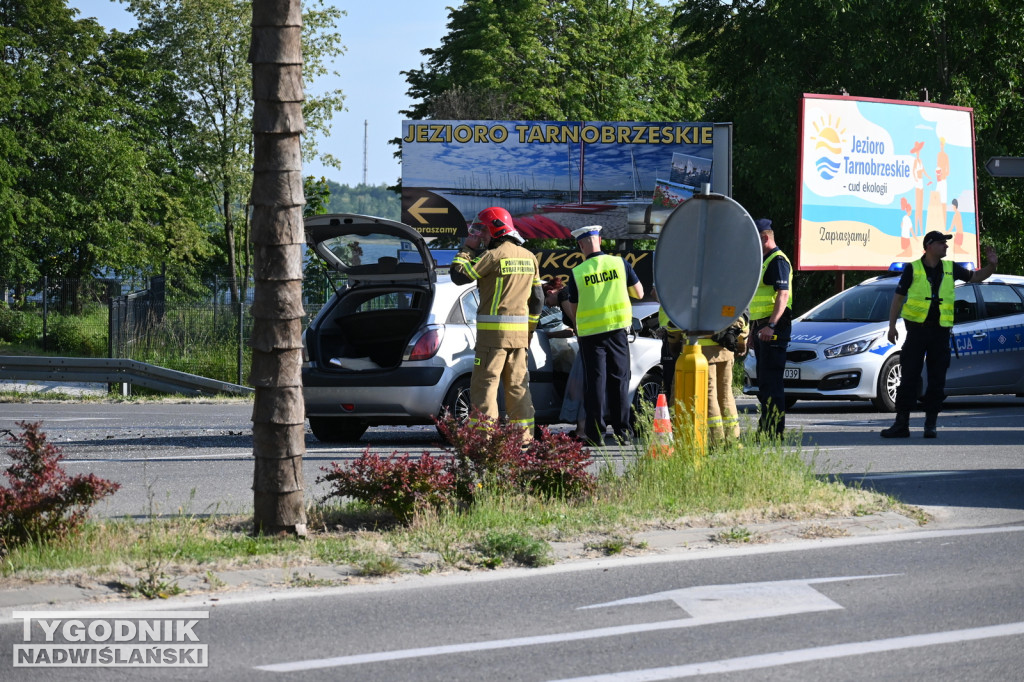 Wypadek na Wisłostradzie - 01.06.2023