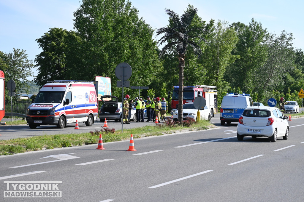 Wypadek na Wisłostradzie - 01.06.2023