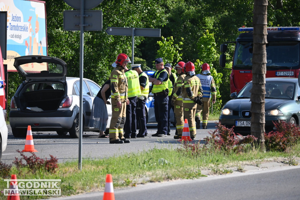 Wypadek na Wisłostradzie - 01.06.2023