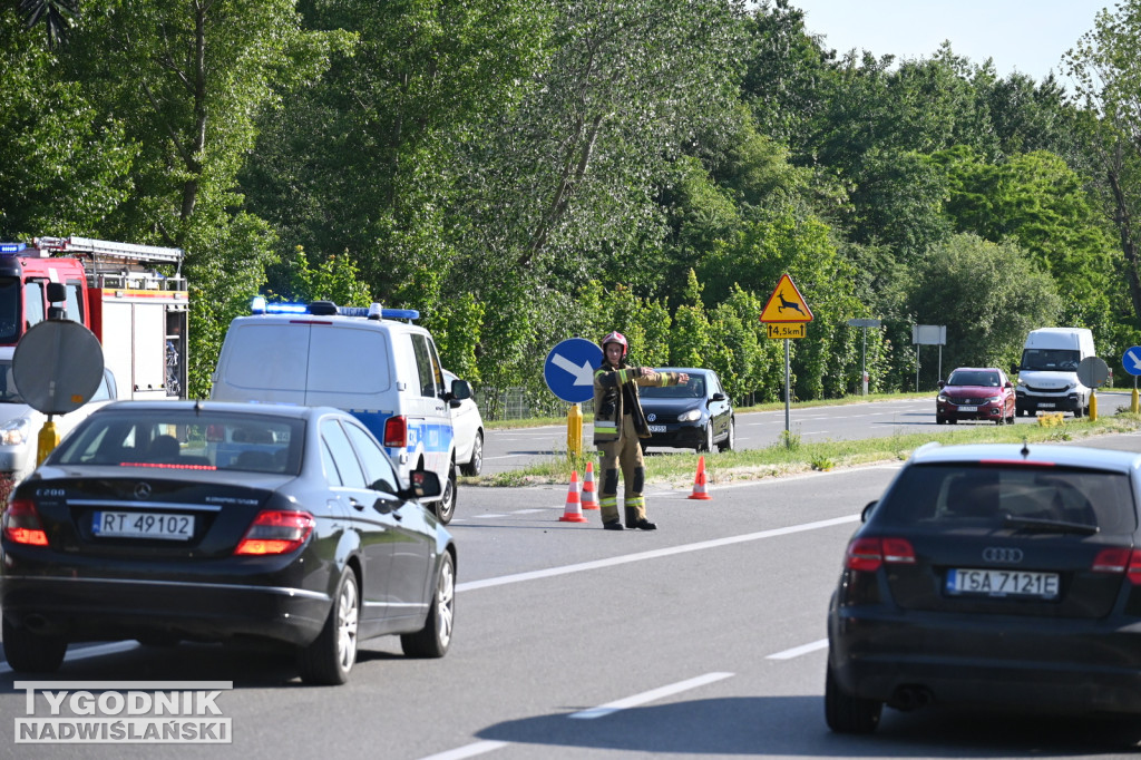 Wypadek na Wisłostradzie - 01.06.2023